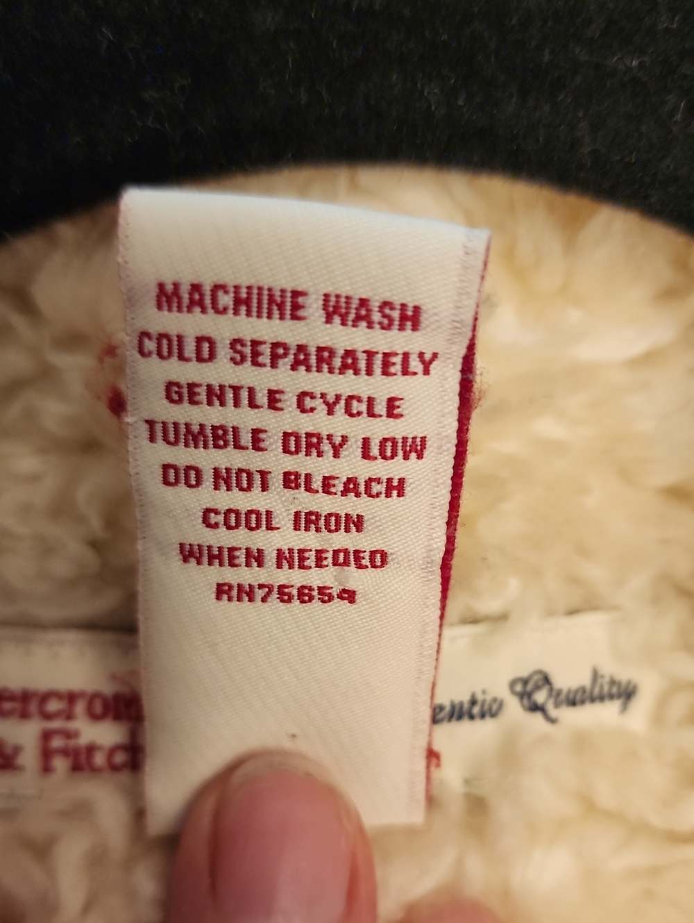Abercrombie & Fitch Sherpa-Lined Coat - Picture 15 of 17